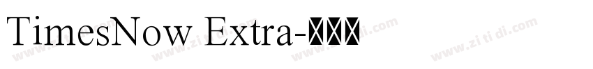 TimesNow Extra字体转换